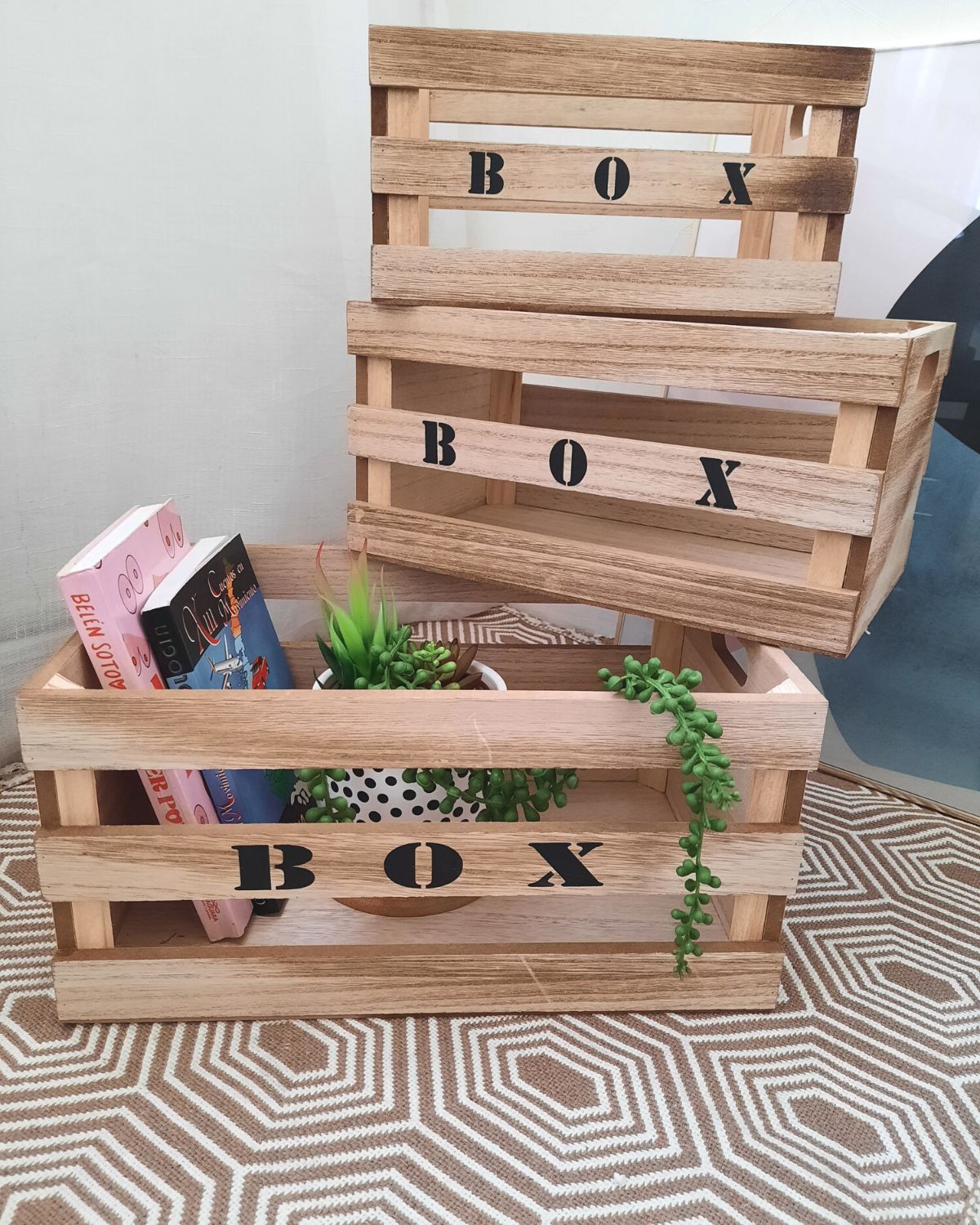Set de Cajas Madera Box